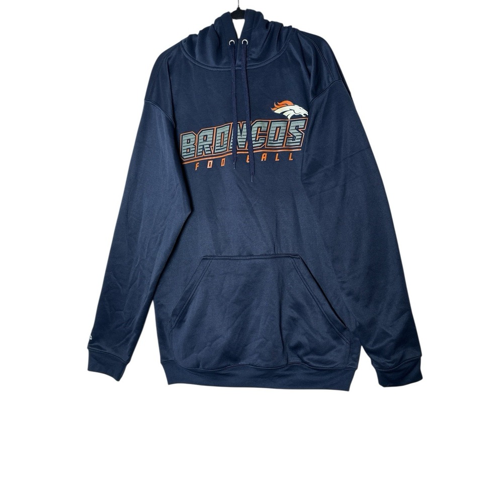 Majestic Denver Broncos‎ Hoodie Sweatshirt XL Tall NFL Football Team Apparel